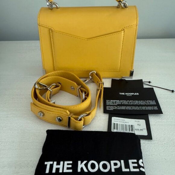 The Kooples Emily Leather Bag in Yellow - Picture 8 of 12